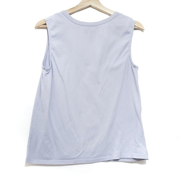 Jaws Universal City Studios Periwinkle Graphic Muscle Tank Top - Picture 3 of 4